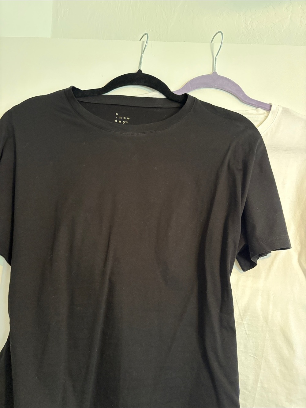 a new day Black Crew Neck Short Sleeve Tee
